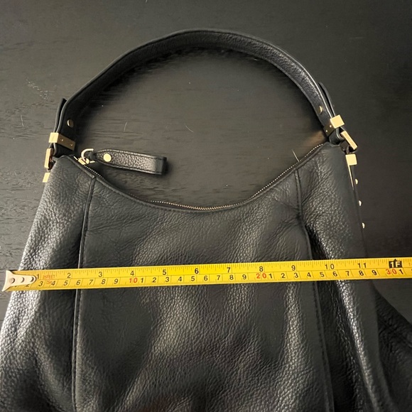 Michael Michael Kors Black Soft Pebbled Leather with Gold Hardware - Picture 11 of 12